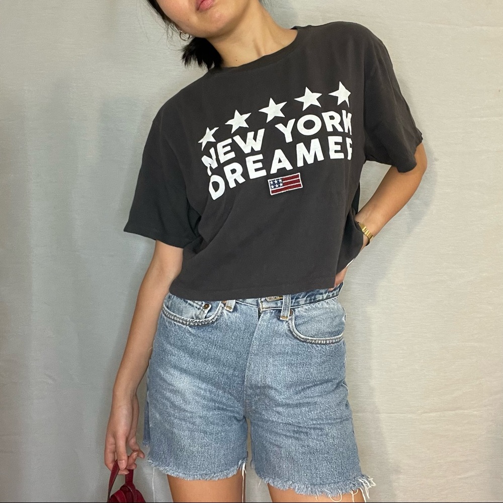 Pull&Bear New York Dreamer Gray Tee T-shirt
